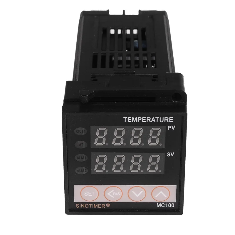 Controller PID Temperatura Controller Temperatura PID Digitale 1/32 DIN - Con Termocoppia Tipo K, Colore Rosso, Per Controllo Di Precisione Termoregolatore Digitale 1/32 DIN