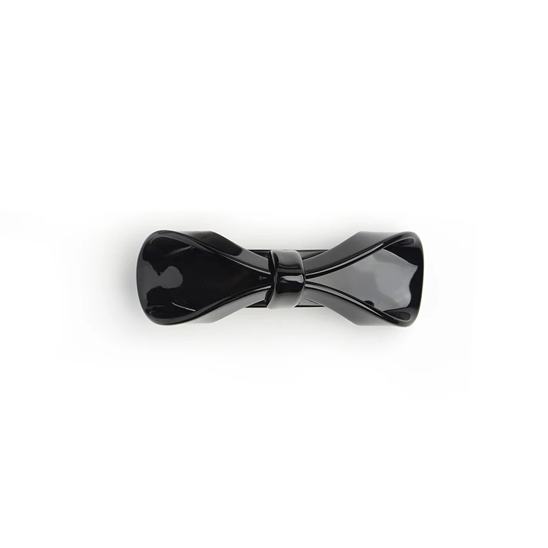 

CHIMERA Women's Bow Hair Barrette Vintage Cellulose Acetate Hair Clip Brown Black Hair Accessories Leopard Print Ponytail Holder