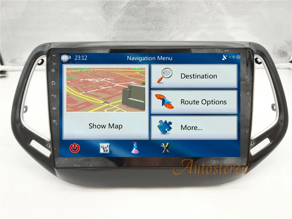 Cheap Car CD DVD player Android 6.0 10.2 inch Car GPS navigation for JEEP Compass 2017 newest mirror link player unit autostereo video 5