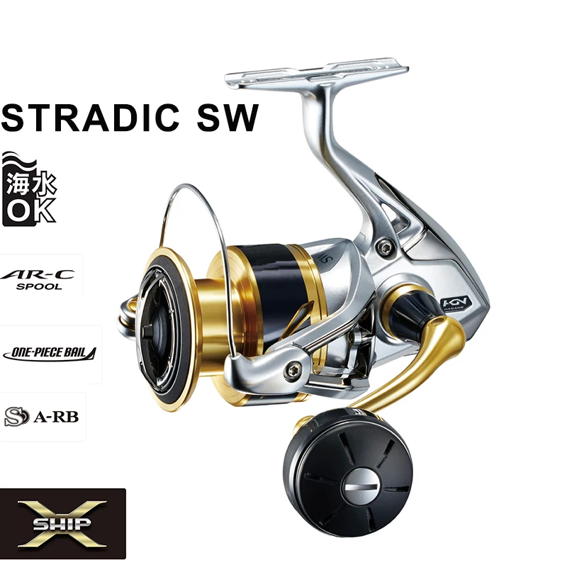 SHIMANO STRADIC SW 4000HG 4000XG 5000PG 5000XG 6+ 1BB 6,2: 1 11 кг тянущаяся рыболовная Катушка спиннинговая катушка для соленой воды