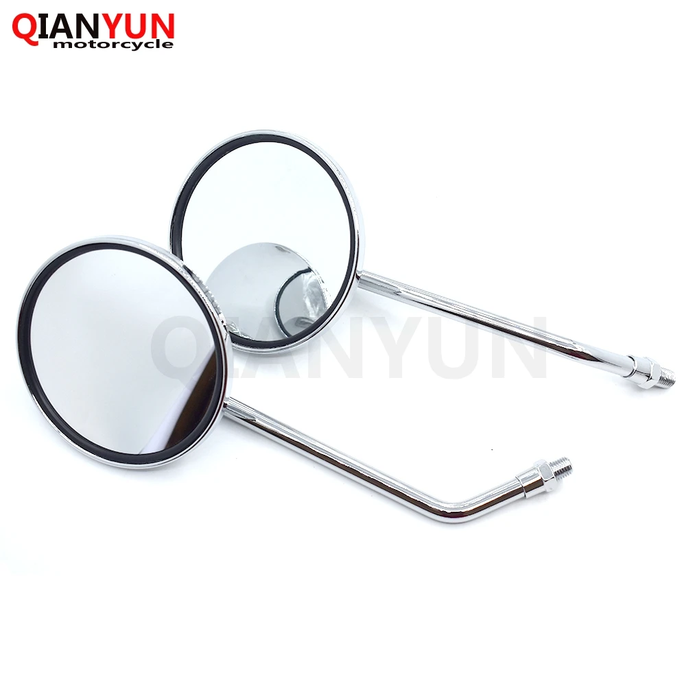 

Universal 10mm motorcycle round mirror motorcycle rearview mirror For kawasaki ZXR400 GPZ500S/EX500R NINJA ZR750 ZEPHYR ER-5