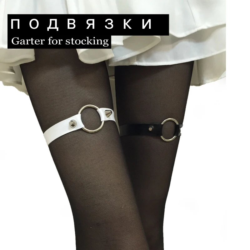 Ремень для подвязки ног Харадзюку Сексапильный с заклепками 2015 в стиле рок панк