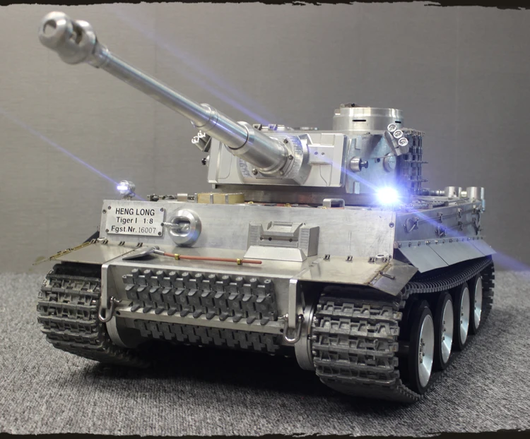 Henglong 1/8 большой масштаб всех металлических немецких Tiger I электрический пульт дистанционного управления Танк Модель 2,4G RC Танк