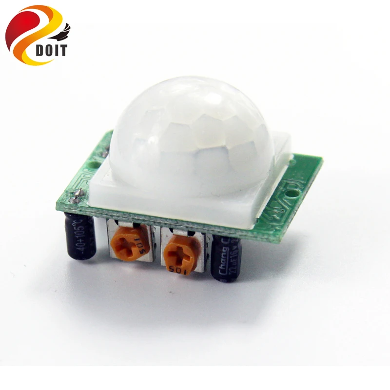 

DOIT 1PCS/LOT HC-SR501 HCSR501 SR501 Human Infrared Sensor Module Pyroelectric Infrared Sensor Imports Probe