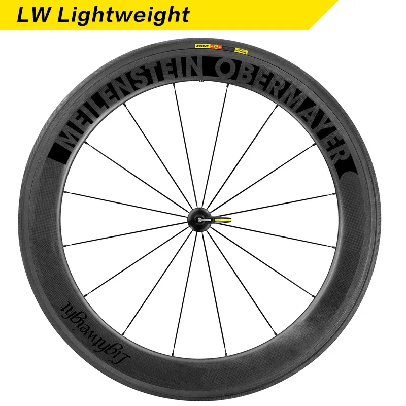

Two Wheel Set Stickers for LW lightweight MEILENSTEIN 50 for Road Bike Carbon Wheel Race Cycling Bicycle Decals