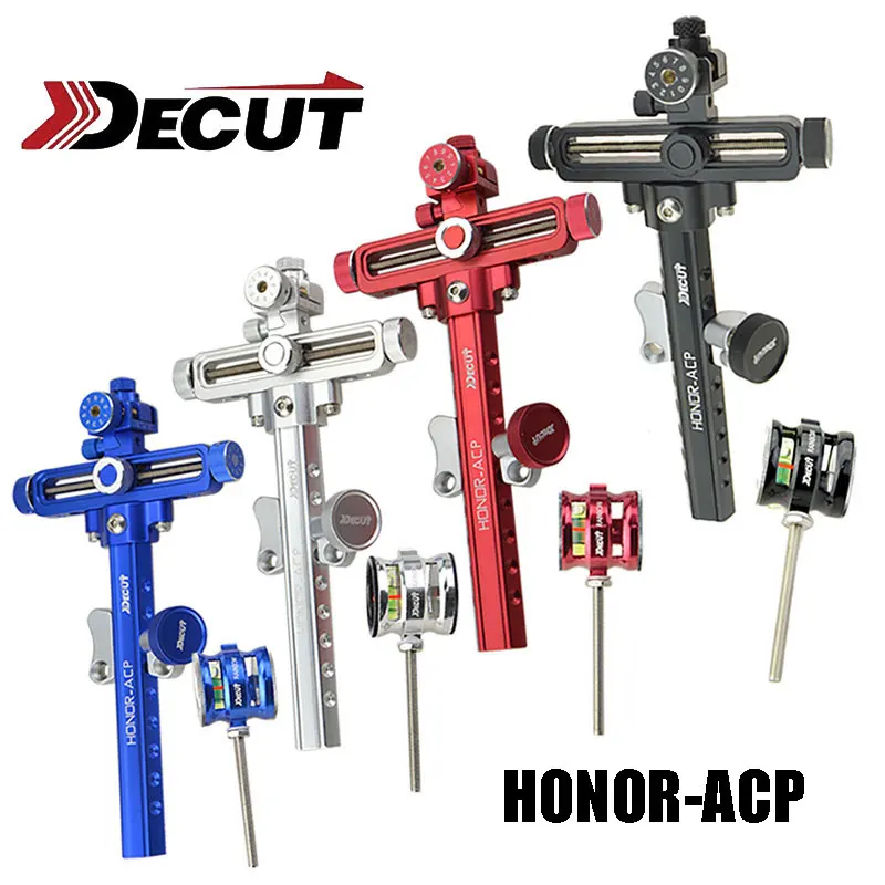 DECUT 1 Set Compound Bow Sight Stand Aluminum Alloy Archery Bow Accessory Black for Shooting 4x/6x/8x DECUT 1 Set Compound Bow Sight Stand Aluminum Alloy Archery Bow Accessory Black for Shooting 4x/6x/8x