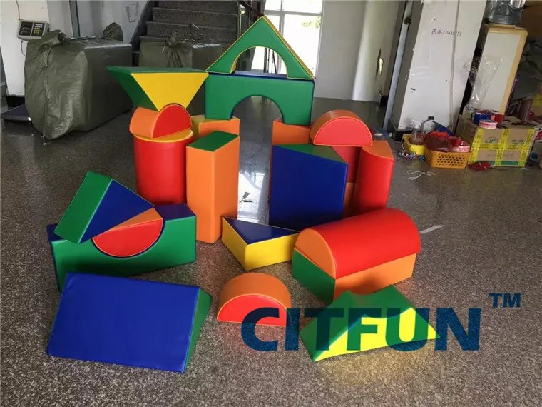 

High quality kids multinational soft play ,Indoor Eco-friendly toddler Sponge toy Including 23PCS/SET CIT-RT024A