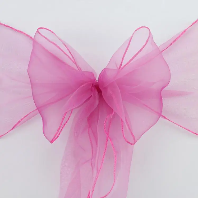 

Free Shipping 25pcs Chair Sashes Chair Cover Sashes Wedding And Events supplies Party Decoration Banquet Pink Tiffany Blue