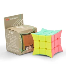 YJ Золотой Рог Stickerless 3x3x3 волшебный куб Высокое качество Профессиональный палец головоломка на скорость 3x3 волшебный куб Cubo развивающие игрушки