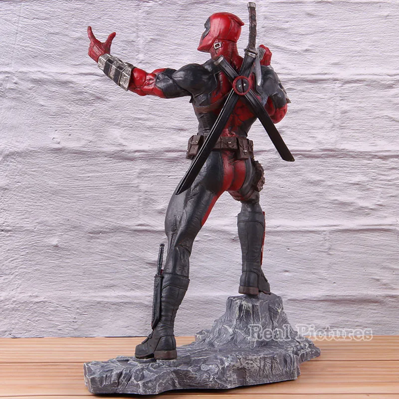 Фигурка человека X-Man Dead Pool из смолы, фигурка героя, игрушка Дэдпул, ПВХ, коллекционная фигурка Marvel X MEN, кукла 26,5 см
