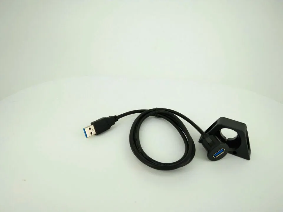 Маленький USB 3,0 мужчин и женщин AUX Скрытая Панель Крепление удлинитель для автомобиля грузовик приборная панель катера
