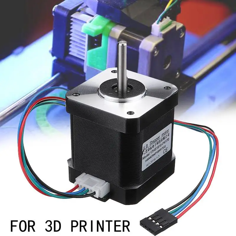 

New Arrival 42 Stepper Motor for CNC 1.7A 200 RPM 1.8 Degree 4 Wires Step Motor Driver For 3D printer Best Promotion 2018