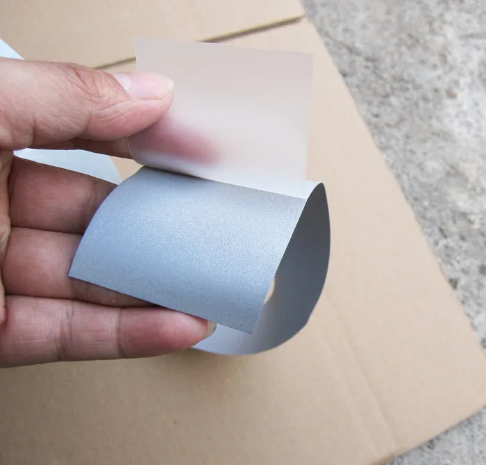 25mm W No Elastic Reflective Heat Transfer Film Safety Warning No Elastic Reflective Heat Transfer