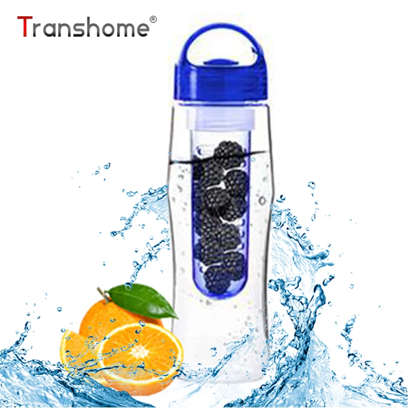 Transhome New Fruit Juice Infuser Water Bottle 700ml BPA Free Cycling