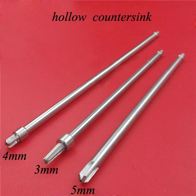 Orthopedics instrument stainless steel hollow countersink limit drill