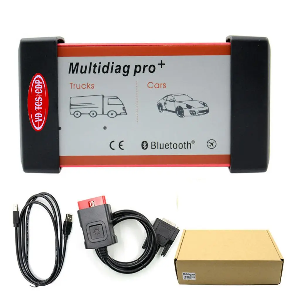 Универсальный Автомобильный сканер Multidiag Pro + полный 8 кабелей VD DS150E CDP OBD2 Bluetooth OBDII 2