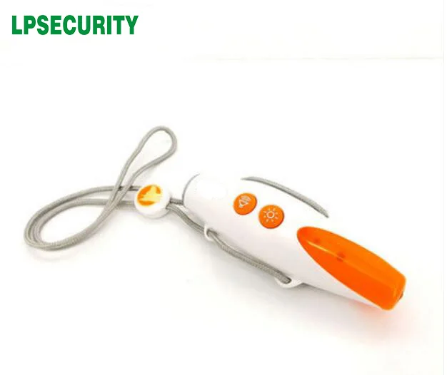 

DOBERMAN DOG Women self-defense anti-wolf alarm Electronic whistle alarm With Flashlight Push-button red warning alarm