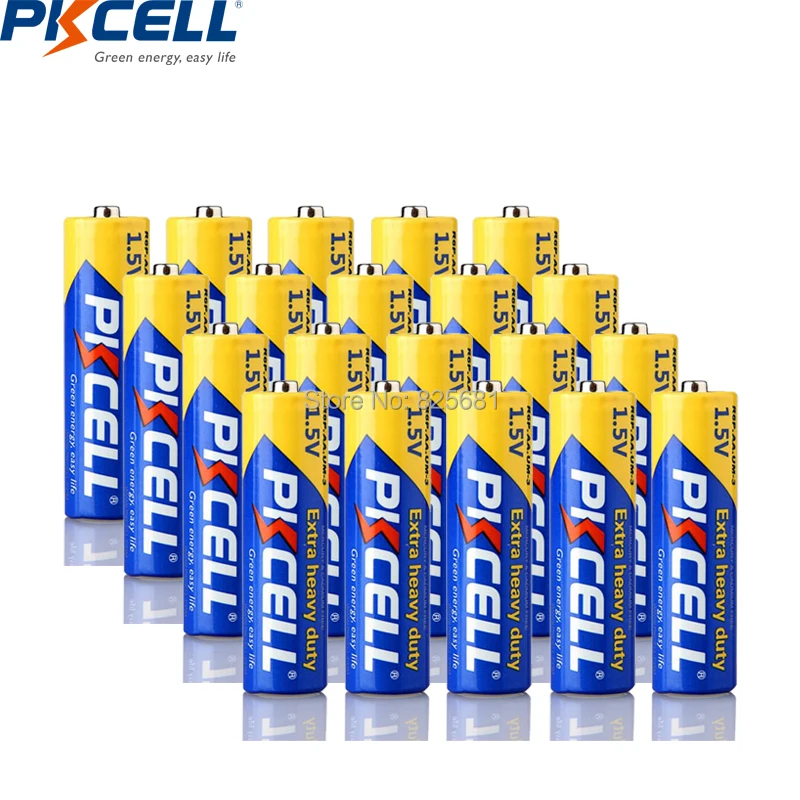 PKCELL 20 шт. R6P 105 мин AA UM3 MN1500 E91 батарея сверхмощная Baterai 1 5 V керкеринг Tugas Super Berat для
