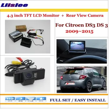

For Citroen DS3 DS 3 2009~2013 2014 2015 Auto Back UP Reverse Camera & 4.3" Color LCD Monitor Rearview Parking System