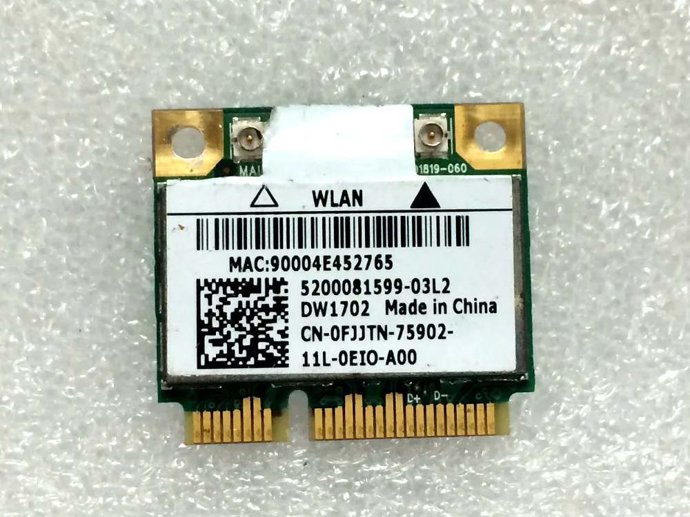 SSEA Wholesale Wireless Wifi Bluetooth Card for DELL DW1702 Atheros