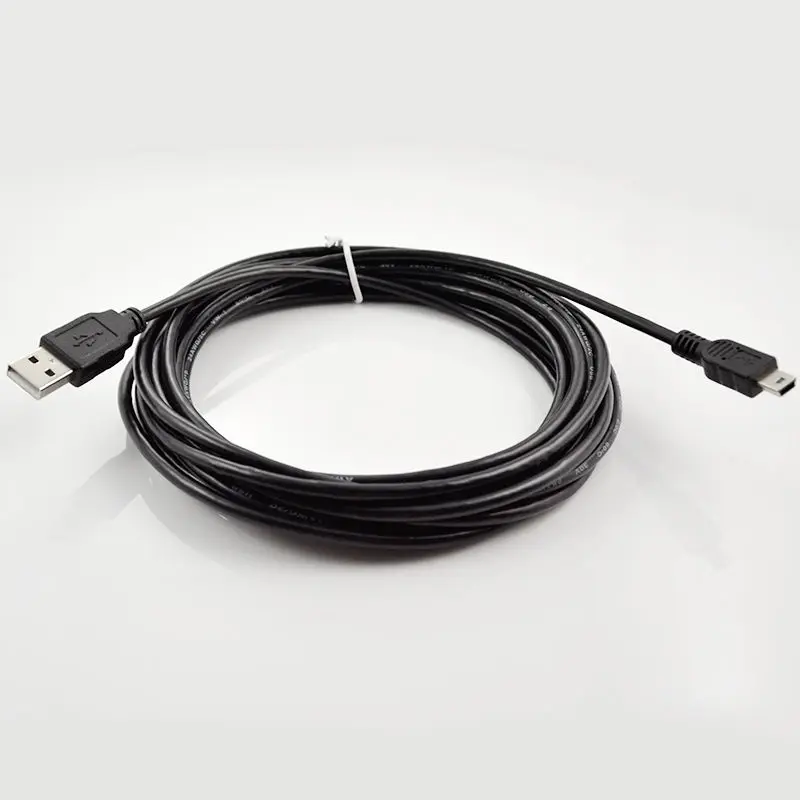 Danspeed Премиум 15FT 4 5 м USB 2 0 Тип Папа папа мини b 5Pin мужской направляющие разъёмы