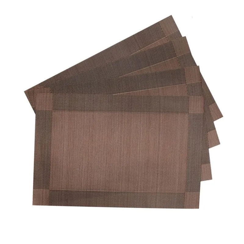 Hot Sales PVC Placemat for Table Mat Pad Drink Wine Coasters 15