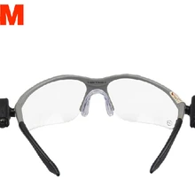3 м 11476 Защитная светодиодный защитные очки двойной яркий светодиодный свет прозрачные линзы анти-туман регулируется рабочие очки G5214