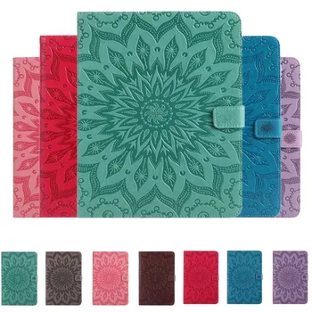 

Sunflower Embossed PU Leather Case For Samsung Galaxy Tab S4 10.5 SM-T830 T835 cover For Samsung Tab S4 10.5 inch case+film+Pen