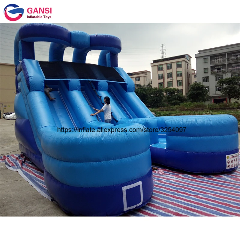 7*5*5.2M Slide Inflatable Jumping Bouncer For Water Game Manufacturer Selling Inflatable Bouncer Slide For Kids And Adults free shipping dia 4m inflatable water trampoline series splash padded water bouncer inflatable bouncer jump water trampoline