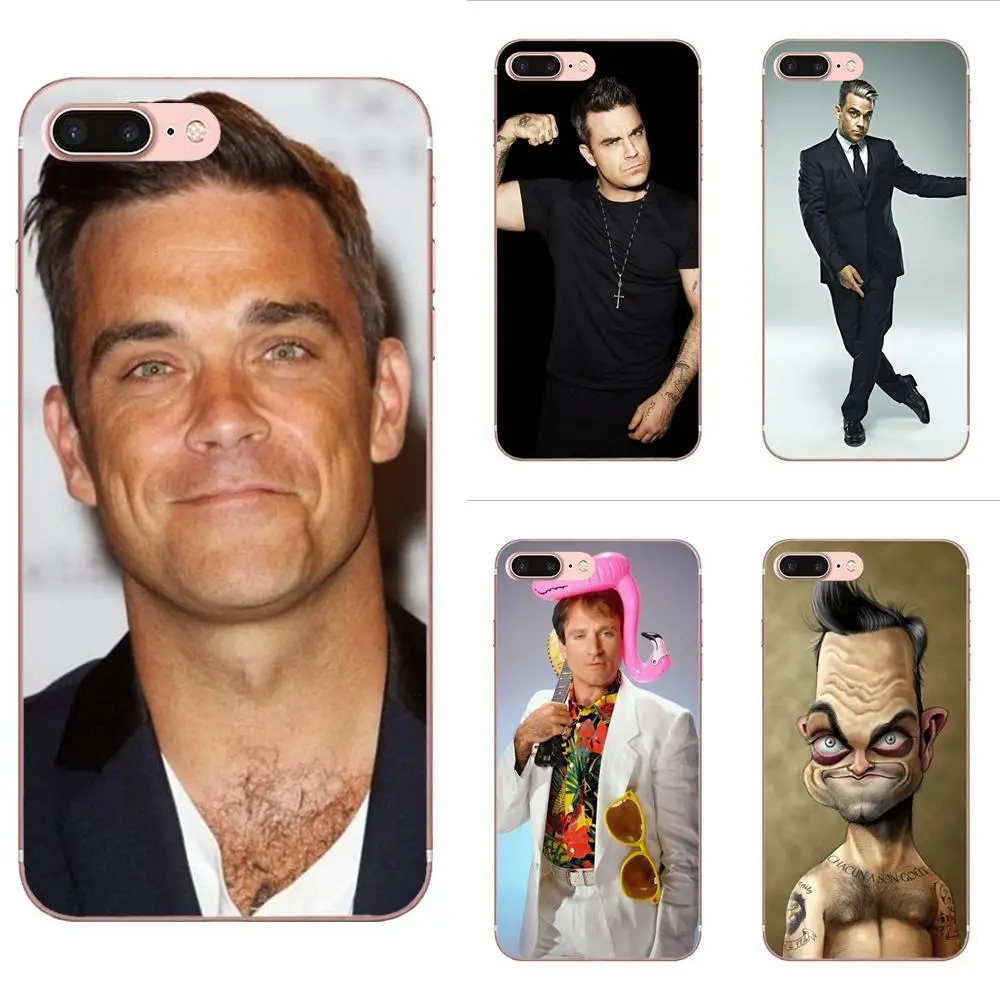 Uk Singer Star Robbie Williams для Galaxy A3 A5 A7 On5 On7 2015 2016 2017 Grand Alpha G850 Core2 Prime S2 I9082 мягкий чехол