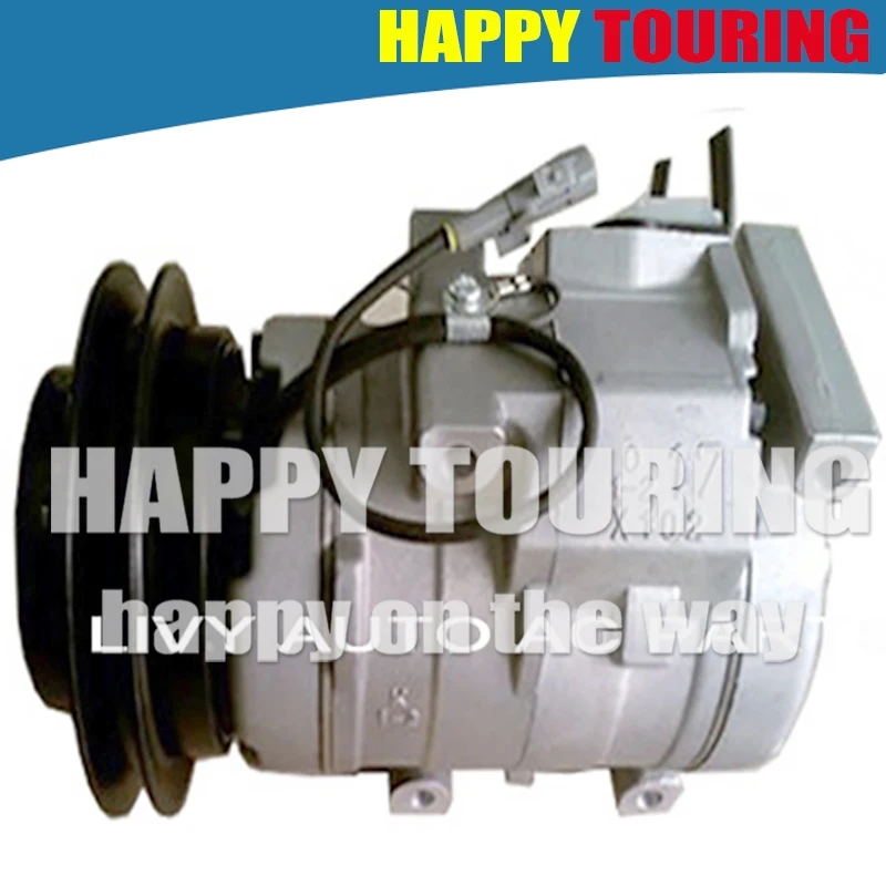 2 10S17C Car AC Air Conditioning Compressor for Toyota Landcruiser Prado LJ120 D4D 88310-6A150 447260-6260 883106A150 447180-5400