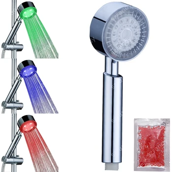 

temperature sensor 3 color best shower head without package 8008-B17