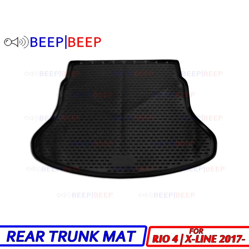 

For Kia Rio 4 2017- | RIO X-Line 2017- car trunk liner boot cargo mat tray floor carpet boot cargo rear mat luggage car styling