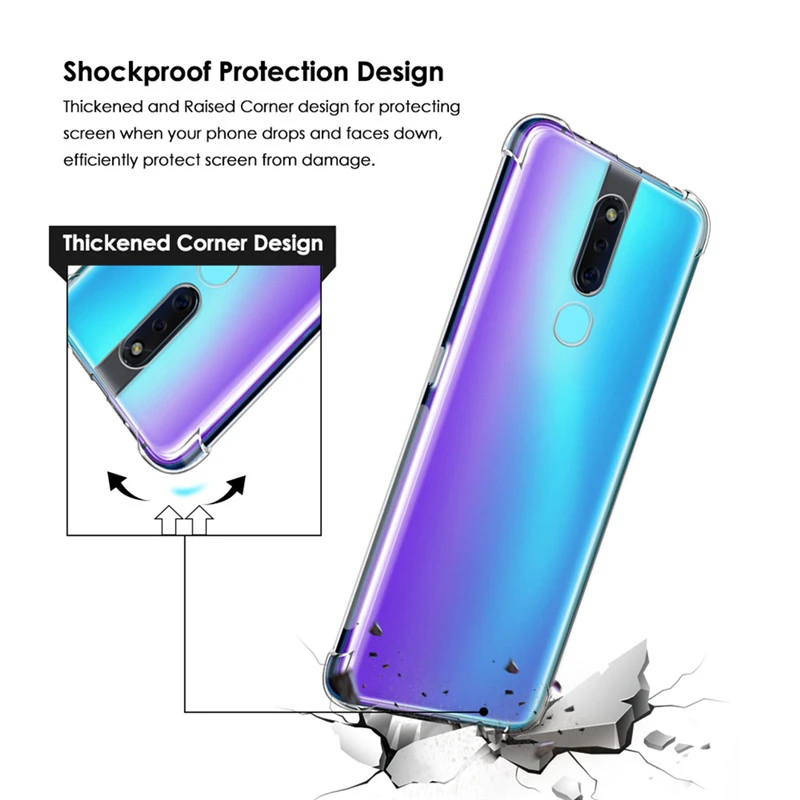 Oppo Reno Ace 10x Zoom 5G Reno2 F Z K5 A11 A11X A9 F11 Realme XT X2 Q 5 3 2 Pro C2 X Lite чехол с &quotвоздушной подушкой&quot