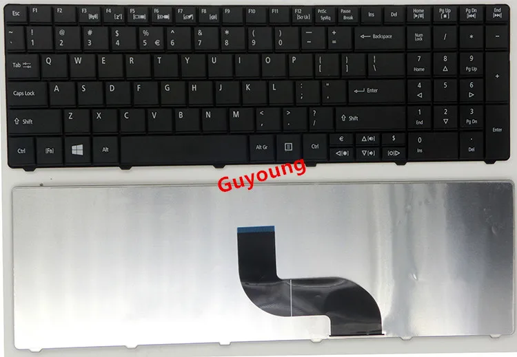 Новая клавиатура для ноутбука US Acer Aspire E1-571G E1-531 E1 521 531 E1-531G E1-521 E1-571 черный