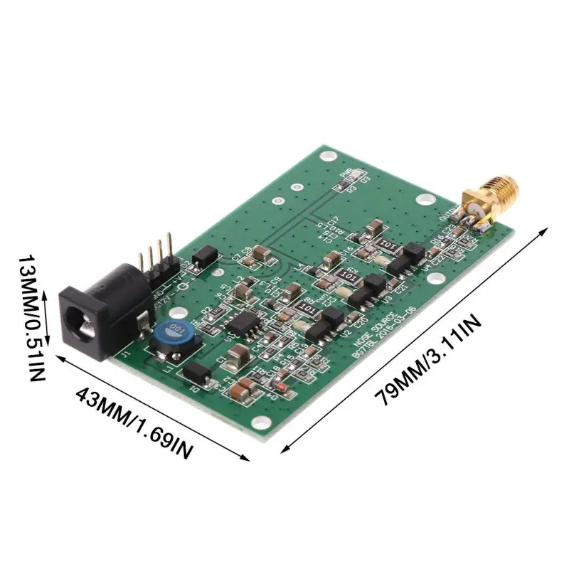 DC 12 V Питание SMA Источник шума простой спектра внешний источник отслеживания DIY электронный модуль доска комплект