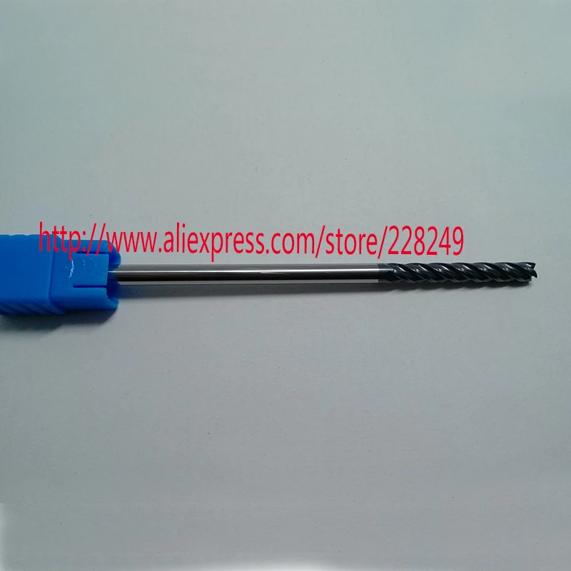 

1pc D4*D4*30*100 HRC60 4 Flutes Flat endmill Tungsten Solide Carbide End Mills For CNC Milling cutter Tools