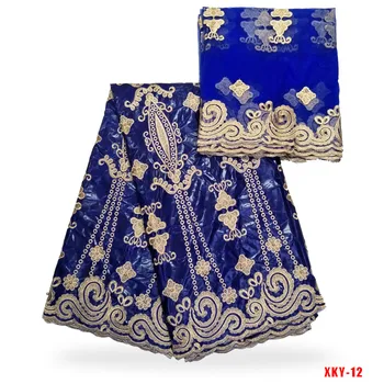 

high quality tissu brode bazin riche getzner beads wholesale 2017 latest african bazin riche fabric 5yard+2yard/lot B17083002