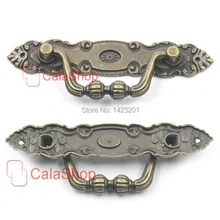 5 шт./партия 106 мм x 35 мм Античные медные мебельные шкаф ящик шкаф шкатулка для украшений дверное окно ручка