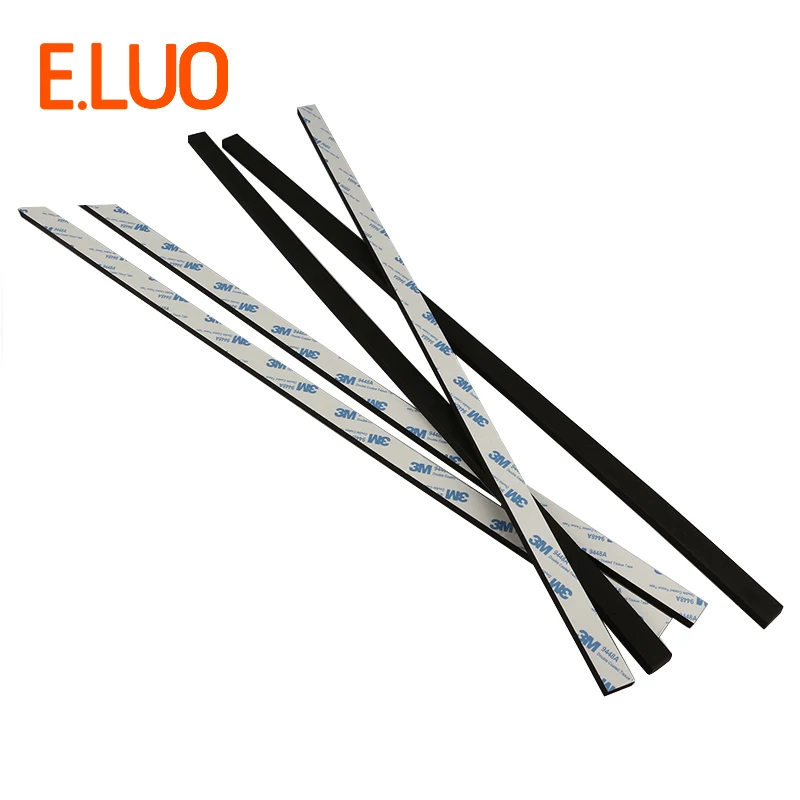 2pcs Bumper strip rubber strip Anti collision foam strip for