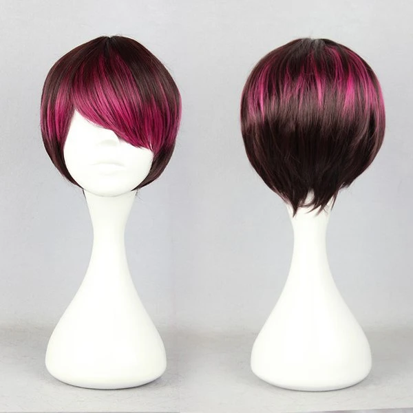 Mcoserファッションメンズ髪型ロリータゴシック合成コスプレショートウィッグ Cosplay Short Wig Short Wigmen Hairstyle Aliexpress
