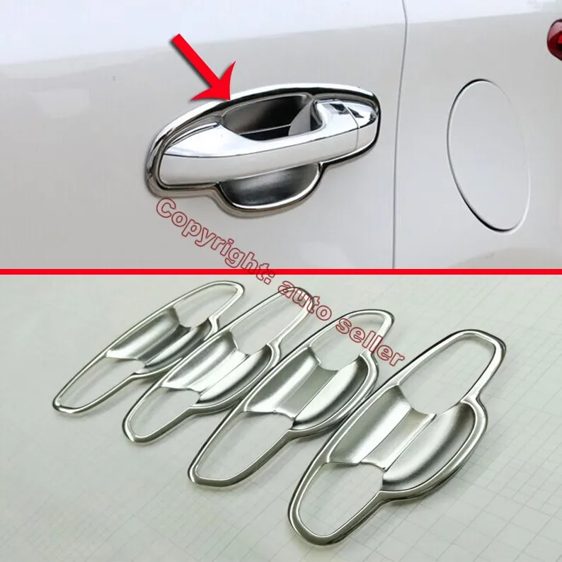 

ABS Chrome Door Bowl Trim For KIA Sportage 2016 2017 2018 Car Accessories Stickers