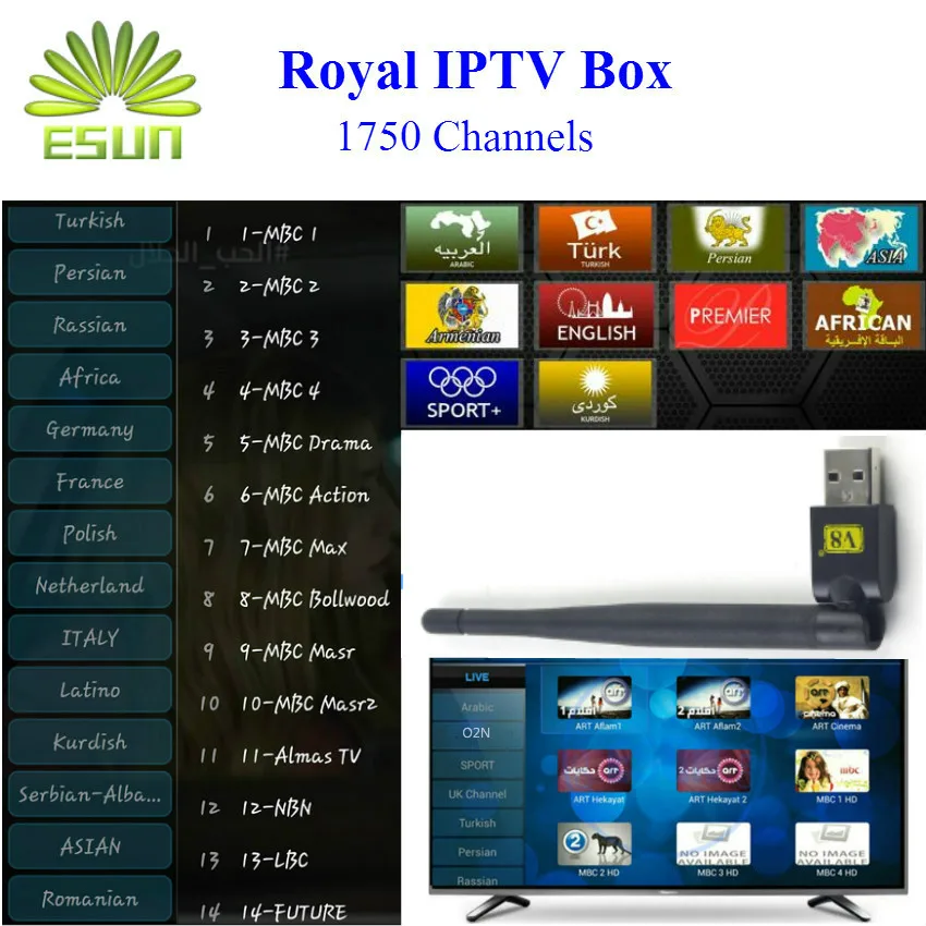 12 Bulan Royal IPTV Arab Eropa IPTV dengan 1900 + Livetv Belanda Swedia  Bahasa Perancis Afrika|usb-c usb-c|usb-c chargingusb-c micro usb -  AliExpress