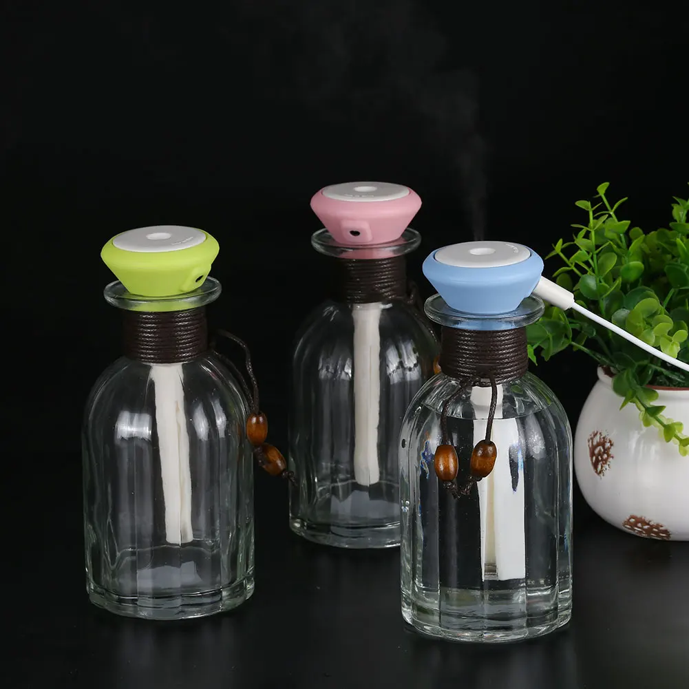 

2019 Drop Shpping 1.5W Ultrasonic Aroma Diffuser Car Humidifier Premium Smart Essential Oil Air Purifier Desktop Fragrance