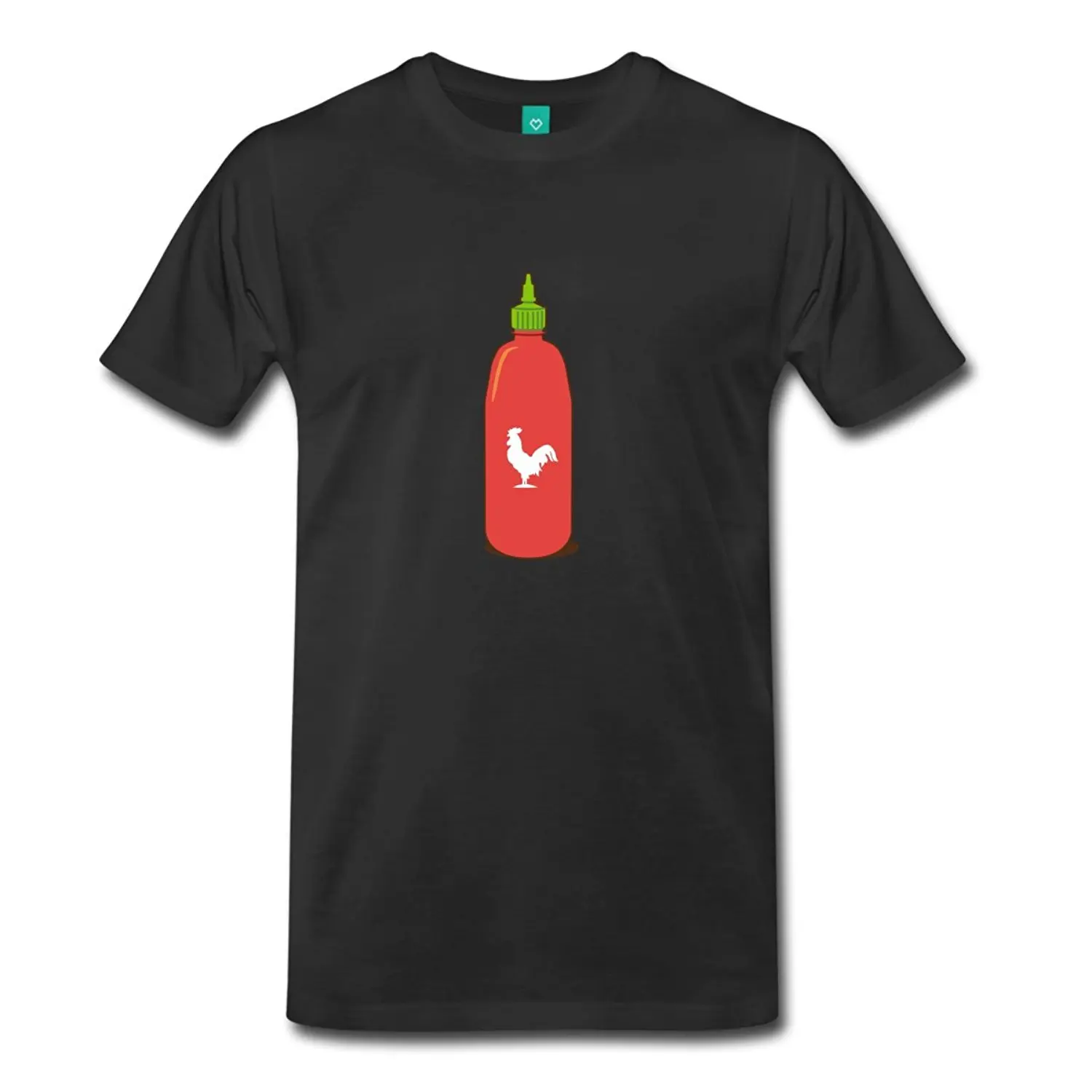 

Sriracha T-shirt Men's Premium T-Shirt Printed Men T-Shirt Short Sleeve Funny Tee Shirts 100% Cotton Short Sleeve O-Neck