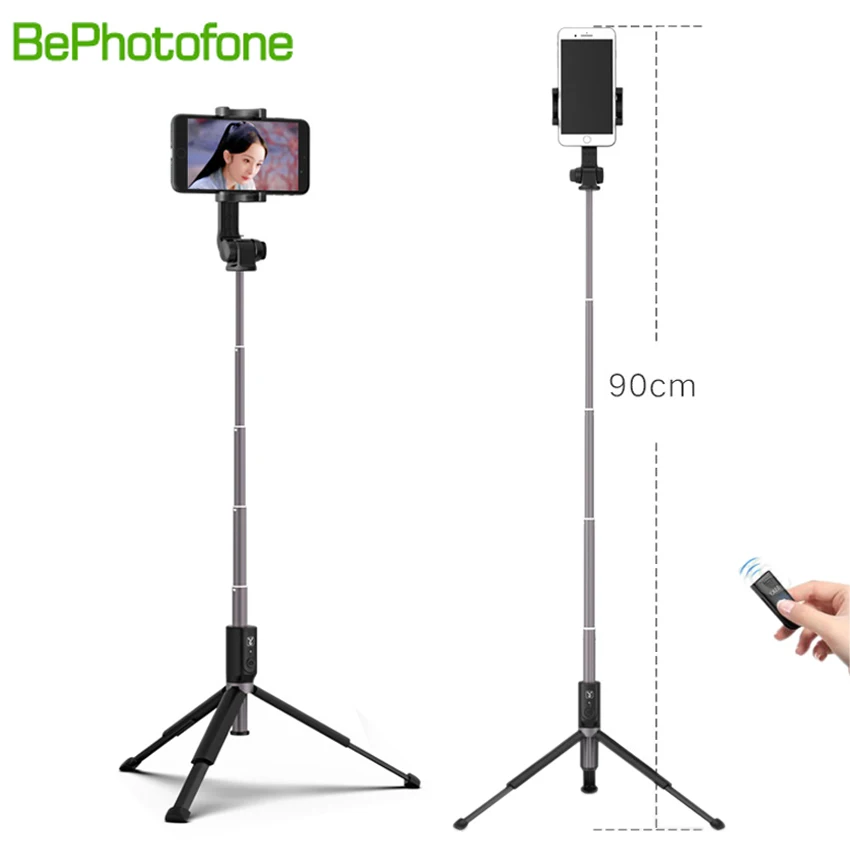 

2018 NEW Selfie Stick Tripod Stand 3 in 1 Extendable Monopod Bluetooth 3.0 Remote Phone Mount for iPhone X 8 Android SmartPhone