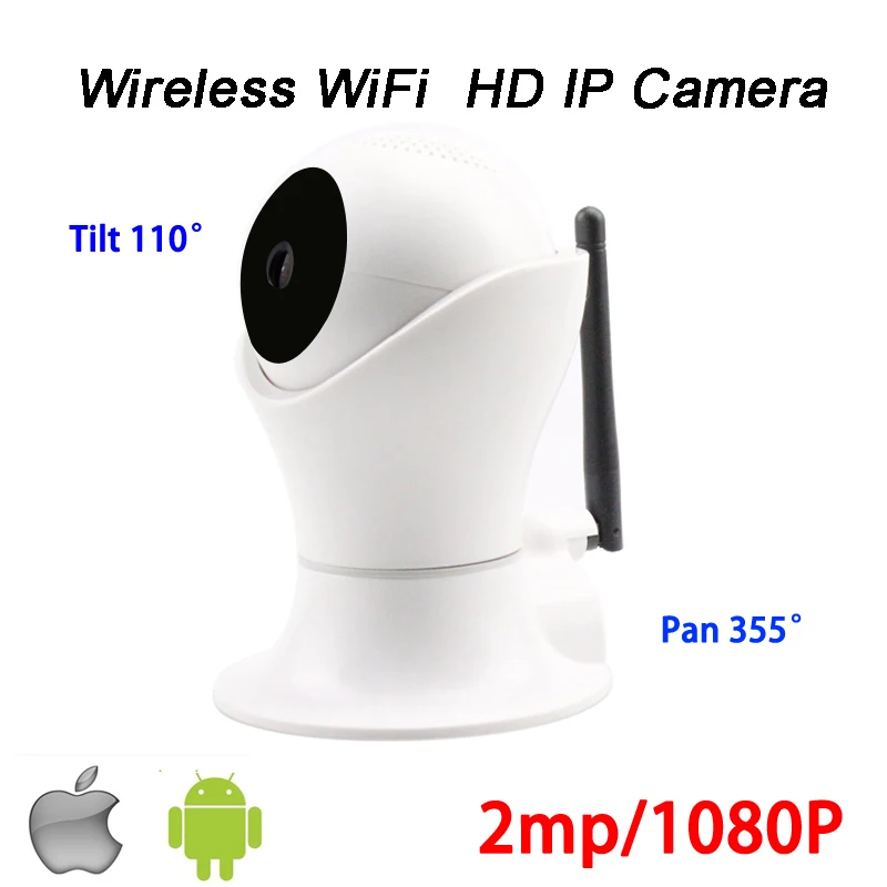 

1080P 2mp P2P PTZ Rotating Alarm 9pcs Array led Infrared Night Vision Wireless Wifi IP Smart Panoramic CCTV Camera Free Shipping