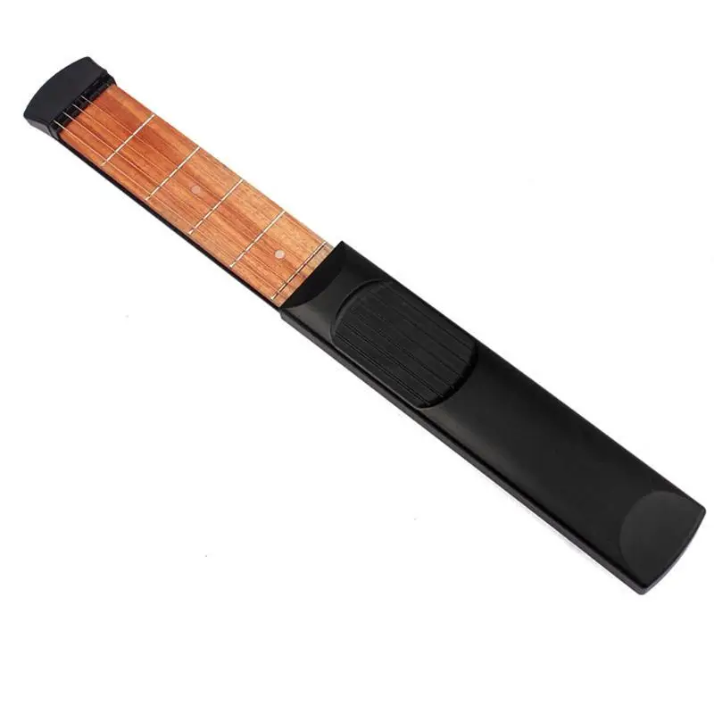 

Educational 6 Fret Strings Pocket Guitar Practice Gadget Model with Bag Pick For Beginner Music Learning Toys