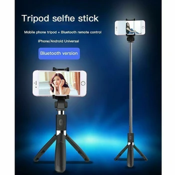 

Powstro Bluetooth Extended Selfie Stick Removable Wireless Remote Controller Stick Mobile Phone Stand Mount Tripod Holder Stand