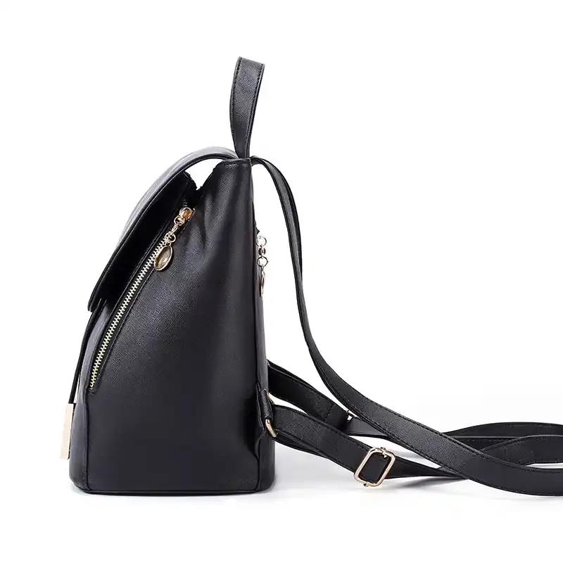 black mini backpack purse